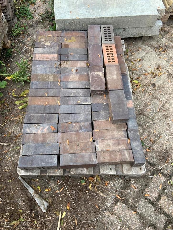 Metselstenen AFM 21x10x7 - Partij 63 stuks, Doe-het-zelf en Verbouw, Metselstenen, Gebruikt, Bakstenen, Ophalen