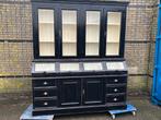 Klepkast/kruidenierskast/ buffetkast zwart een mooie kast, Huis en Inrichting, Gebruikt, 200 cm of meer, 150 tot 200 cm, Ophalen of Verzenden