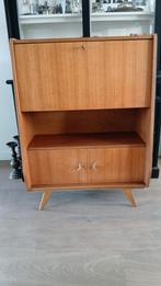 Vintage Secretaire Jaren 50, Huis en Inrichting, Ophalen, Gebruikt, Met deur(en), Vintage