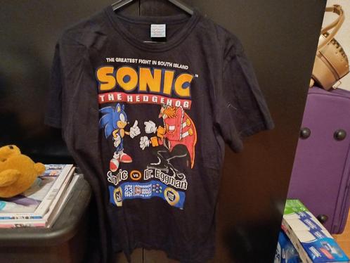 Sonic the Hedgehog T-Shirt XL, Kleding | Heren, T-shirts, Zo goed als nieuw, Maat 56/58 (XL), Zwart, Ophalen of Verzenden