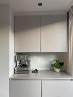Bovenkast keuken sand, Ophalen, 100 tot 150 cm, 200 cm of meer, Beige