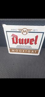 Emaille bord  duvel, Ophalen of Verzenden, Zo goed als nieuw, Reclamebord