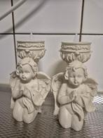 2 waxinelichthouders, Ophalen of Verzenden, Zo goed als nieuw