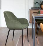 Kave Home Konna Eetkamerstoel Groen Set 4 | €145 p stuk nu, Kave Home, Nieuw, Ophalen of Verzenden, Vier