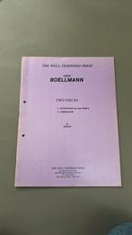L. Boëllmann - two pieces, Muziek en Instrumenten, Ophalen of Verzenden