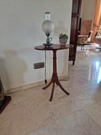 bijzettafeltje,kersenhout,, Huis en Inrichting, Tafels | Bijzettafels, Minder dan 55 cm, Gebruikt, Klassiek, Ovaal