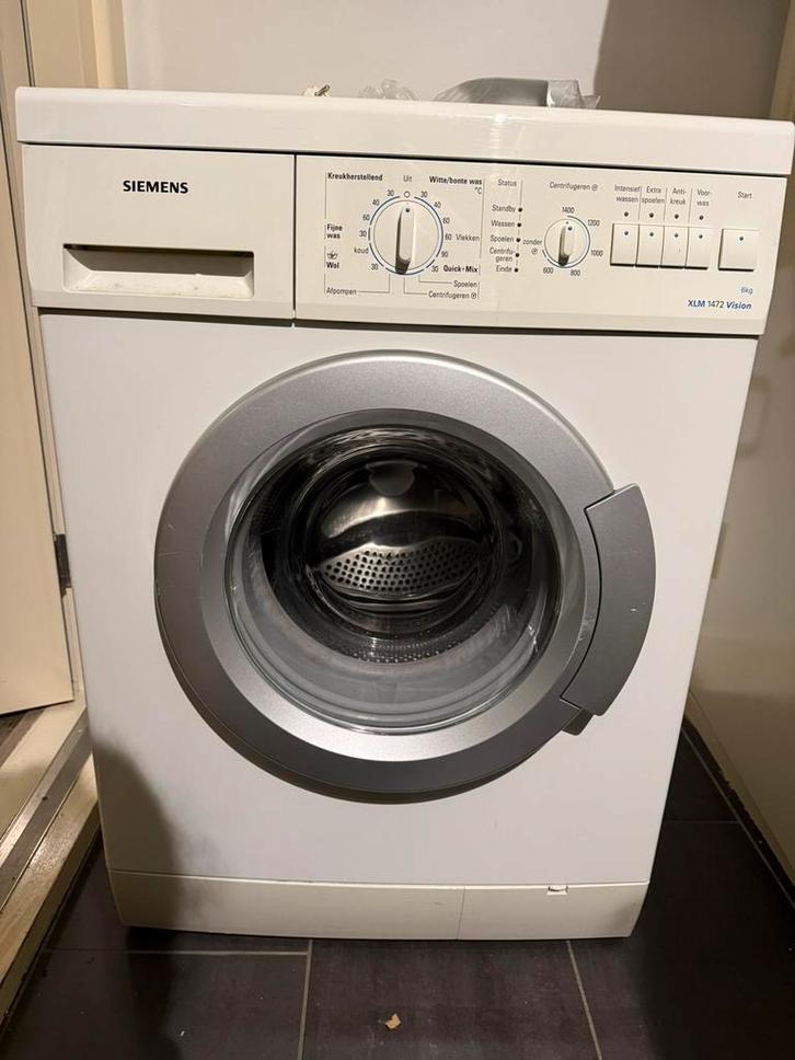 Siemens XLM 1472 Vision wasmachine 6kg 1400 toeren, Witgoed en Apparatuur, Wasmachines, Gebruikt, Voorlader, 6 tot 8 kg, 85 tot 90 cm