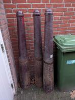 Metalen palen amsterdammer, Tuin en Terras, Palen, Balken en Planken, Ophalen, Gebruikt, Minder dan 180 cm, Palen