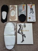 Panty's korte sokken en badslippers, Zwart, Nieuw, Ophalen of Verzenden, Maat 44/46 (L)