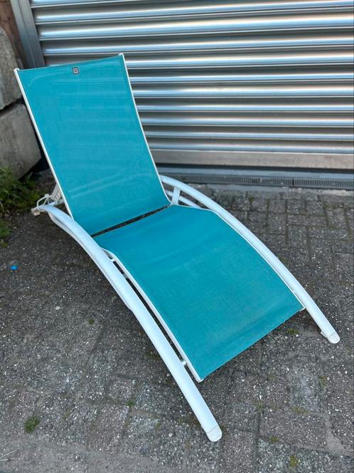 Ligbed blauw, Tuin en Terras, Ligbedden, Gebruikt, Ophalen