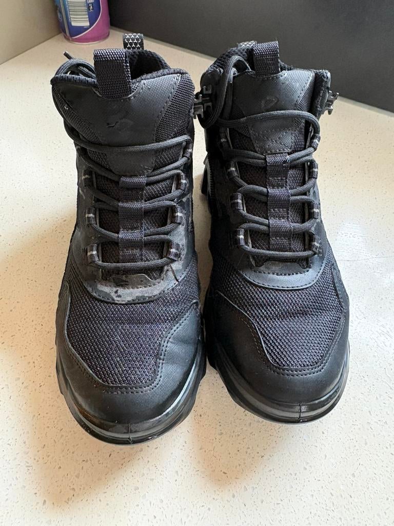 Ecco /mx/ goretex zwarte damesschoen wandelschoen maat 38, Ophalen of Verzenden, Zo goed als nieuw, Schoenen