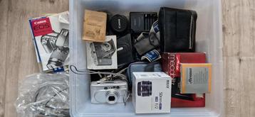Vintage Camera Collectie - Diverse Merken beschikbaar voor biedingen