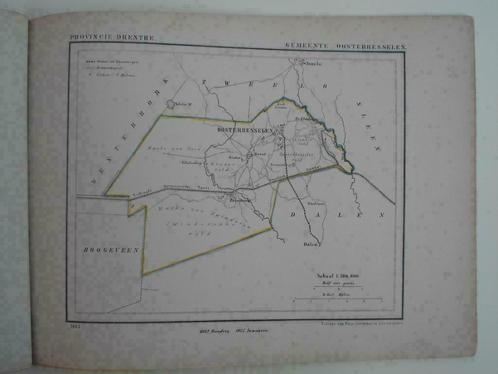 20 / Oosterhesselen / Zwinderen Litho Kuyper DR 1867, Antiek en Kunst, Kunst | Litho's en Zeefdrukken, Ophalen of Verzenden