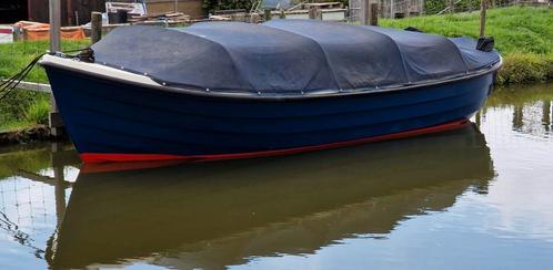 Polyester sloep, Watersport en Boten, Sloepen, Gebruikt, 10 tot 30 pk, 3 tot 6 meter, Binnenboordmotor, Diesel, Polyester, Ophalen