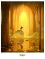 Disney Princess and the Frog Giclee.- gratis lijst uit 2009, Plaatje of Poster, Overige figuren, Zo goed als nieuw, Ophalen