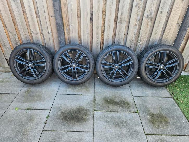 Winterbanden + velg., Auto-onderdelen, Banden en Velgen, Banden en Velgen, Winterbanden, 18 inch, 225 mm, Ophalen