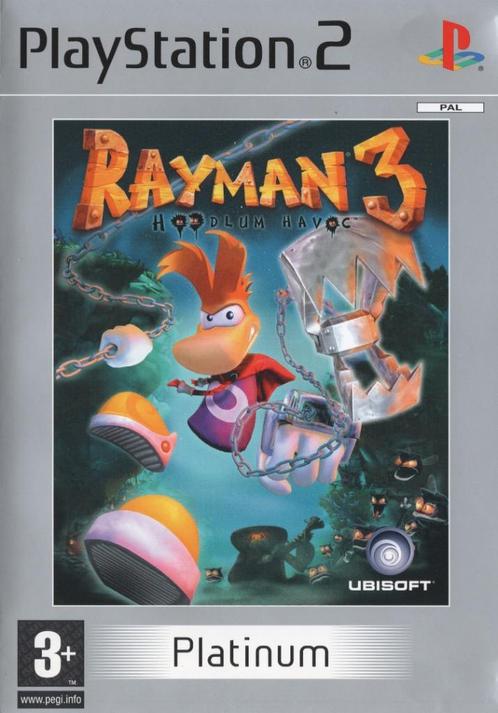 Rayman 3 Hoodlum Havoc [Platinum] – PlayStation 2, Spelcomputers en Games, Games | Sony PlayStation 2, Zo goed als nieuw, Avontuur en Actie