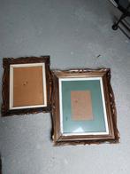 Brocante houten lijsten., Huis en Inrichting, Woonaccessoires | Lijsten, Ophalen, Minder dan 50 cm, Gebruikt, Minder dan 50 cm