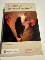 Studieboek Materieel Strafrecht, Boeken, Studieboeken en Cursussen, Prof. mr. C. Kelk, Ophalen of Verzenden, Zo goed als nieuw