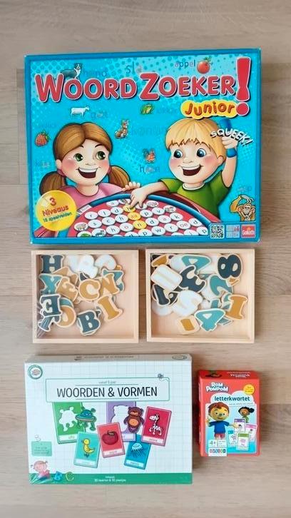 Woordzoeker junior   Woorden & vormen    Letterkwartet, Kinderen en Baby's, Speelgoed | Educatief en Creatief, Nieuw, Taal en Lezen
