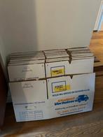 Gratis afhalen 11 verhuisdozen & 3 boekendozen, Ophalen, 40 tot 60 cm, Opvouwbaar, 50 tot 75 cm