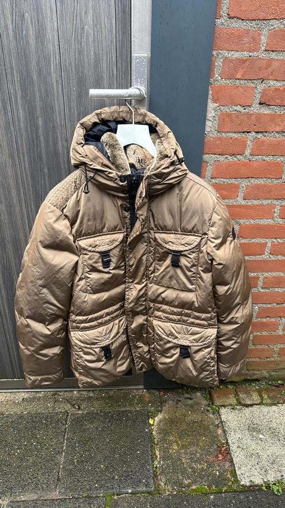 Peuterey exclusieve winterjas brons/goud maat XL, Kleding | Heren, Jassen | Winter, Ophalen of Verzenden