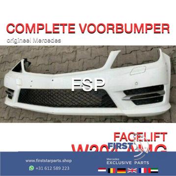 W204 AMG Voorbumper Facelift COMPLEET Mercedes C Klasse 2010 beschikbaar voor biedingen