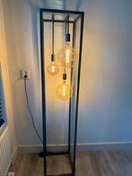Vloerlamp industrieel, inclusief 3 lichtbollen, Ophalen, Zo goed als nieuw, 150 tot 200 cm