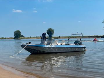 Aluminium console boot buster Yamaha 60 pk en pega trailer  beschikbaar voor biedingen