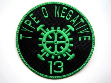 Type O Negative mooie grote ronde patch t66-- 10.5 cm beschikbaar voor biedingen