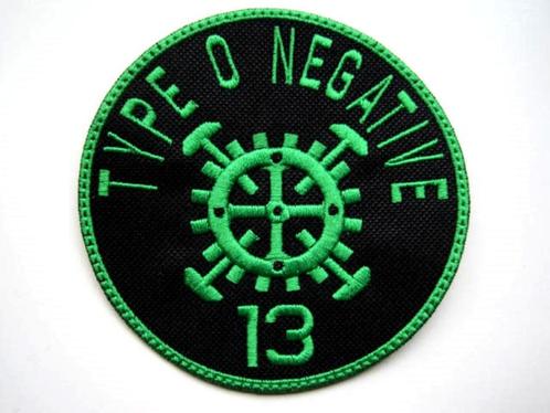 Type O Negative mooie grote ronde patch t66-- 10.5 cm, Verzamelen, Muziek, Artiesten en Beroemdheden, Nieuw, Kleding, Verzenden