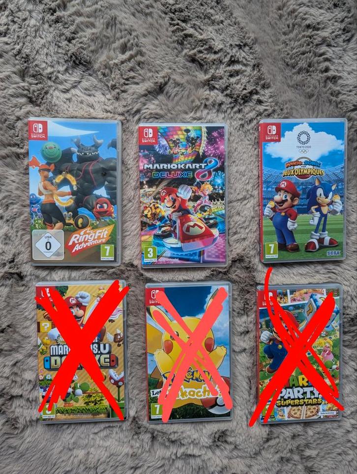 Nintendo Switch Games, Spelcomputers en Games, Games | Nintendo Switch, Zo goed als nieuw, Sport, 3 spelers of meer, Vanaf 7 jaar