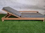 S25160 OUTETPRIJS LIGBED HARDHOUT teab, Ophalen, Nieuw, Hout, Verstelbaar