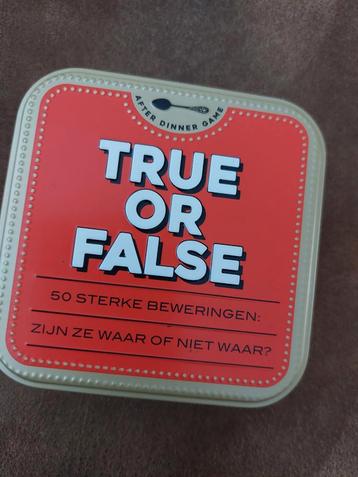Waar of Niet Waar? - Leuk gezelschapsspel! beschikbaar voor biedingen