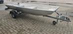 Aluminium platbodem 370x120 cm + trailer visboot inrl whaly, Watersport en Boten, Vis- en Consoleboten, Ophalen, Geen motor, Gebruikt