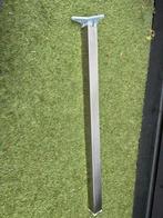 3x Verstelbare Tafelpoot Capri 50 RVS-look, Tafelpoot, Minder dan 50 cm, 50 tot 100 cm, Vierkant