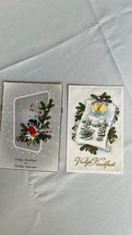 2 stuks oude ansichtkaarten Kerstfeest, Ophalen of Verzenden