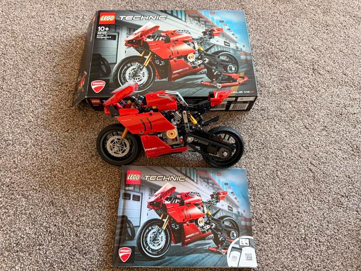 LEGO Technic 42107 Ducati Panigale V4 R, Kinderen en Baby's, Speelgoed | Duplo en Lego, Gebruikt, Lego, Ophalen