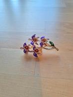 Vintage Bloemen Broche, Ophalen of Verzenden