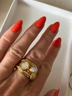 Ixxxi ring goud maat 18 en 19, Sieraden, Tassen en Uiterlijk, Ringen, 18 tot 19, Ophalen of Verzenden, Zo goed als nieuw, Dame