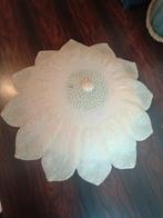 PLAFONDLAMP in de vorm van een zonnebloem, Huis en Inrichting, Lampen | Plafondlampen, Ophalen, Gebruikt, Glas