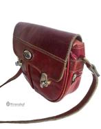 Vintage Mystery leren tas dames schoudertas - crossbody tas, Sieraden, Tassen en Uiterlijk, Tassen | Damestassen, Ophalen of Verzenden