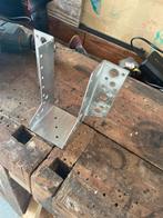 4x Balkdrager Verzinkt 8x15,5cm, Doe-het-zelf en Verbouw, IJzerwaren en Bevestigingsmiddelen, Ophalen of Verzenden, Gebruikt, 100 tot 250 mm