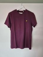 Lyle & Scott bordeaux rood T-shirt - maat S, Ophalen of Verzenden, Zo goed als nieuw, Rood