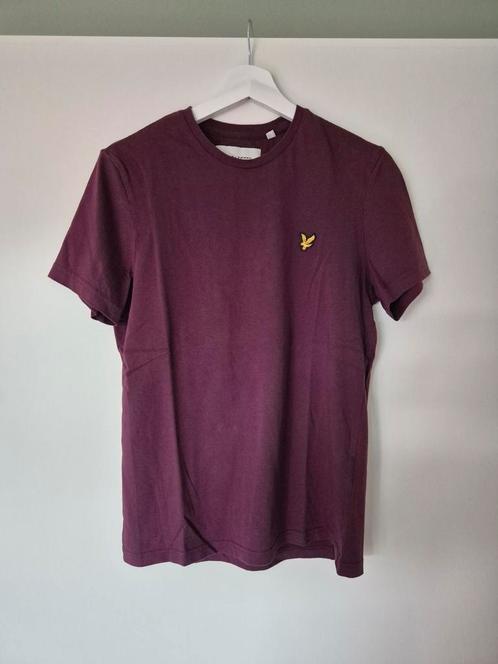 Lyle & Scott bordeaux rood T-shirt - maat S, Kleding | Heren, T-shirts, Zo goed als nieuw, Rood, Ophalen of Verzenden