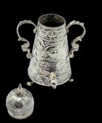 Antiek Zilveren miniatuur koffiekan, Antiek en Kunst, Antiek | Goud en Zilver, Verzenden