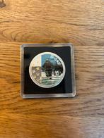 Verzilverde munt 80 jaar D-Day, Postzegels en Munten, Munten | Nederland, Ophalen of Verzenden, Overige waardes, Losse munt, Zilver