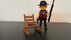 Playmobil Cheriff met schommelstoel 3813, Ophalen of Verzenden, Gebruikt, Complete set