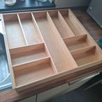 Houten Bestekbak 48x49,5-51cm, Ophalen, Gebruikt, Hout, Los bestek