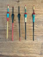 Setje handgemaakte karper pennen, Watersport en Boten, Hengelsport | Karpervissen, Ophalen of Verzenden, Zo goed als nieuw, Dobber of Lood